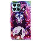 For Honor X6A Painted Pattern Horizontal Flip Leather Phone Case(Wolf Totem) - 3
