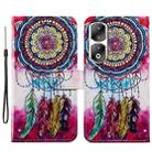 For Honor 90 Pro Painted Pattern Horizontal Flip Leather Phone Case(Dreamcatcher) - 1