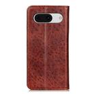 For Google Pixel 8a Magnetic Crazy Horse Texture Horizontal Flip Leather Phone Case(Brown) - 3