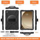 For Samsung Galaxy Tab A9+ Rotary Handle Grab TPU + PC Tablet Case(Black) - 2