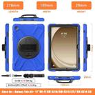 For Samsung Galaxy Tab A9+ Rotary Handle Grab TPU + PC Tablet Case(Blue) - 2