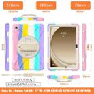 For Samsung Galaxy Tab A9+ Rotary Handle Grab TPU + PC Tablet Case(Colorful Pink) - 2