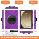 For Samsung Galaxy Tab A9+ Rotary Handle Grab TPU + PC Tablet Case(Purple) - 2