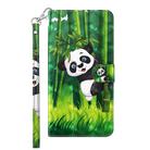 For Motorola Moto G14 3D Painting Pattern Flip Leather Phone Case(Bamboo Panda) - 2