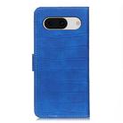 For Google Pixel 8a Magnetic Crocodile Texture Leather Phone Case(Blue) - 3