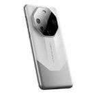 For Huawei Mate 60 Imitation Ultimate Design PC + Leather Phone Case(Silver) - 1