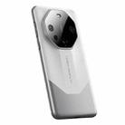 For Huawei Mate 60 Pro Imitation Ultimate Design PC + Leather Phone Case(Silver) - 1