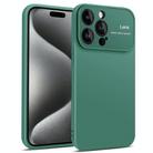 For iPhone 15 Pro Max Laminated Large Window TPU Phone Case(Green) - 1