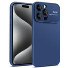 For iPhone 15 Pro Laminated Large Window TPU Phone Case(Royal Blue) - 1