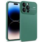 For iPhone 14 Pro Laminated Large Window TPU Phone Case(Green) - 1