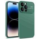 For iPhone 14 Pro Max Laminated Large Window TPU Phone Case(Green) - 1