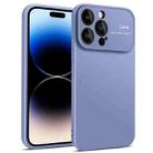 For iPhone 14 Pro Max Laminated Large Window TPU Phone Case(Blue) - 1