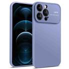 For iPhone 12 Pro Max Laminated Large Window TPU Phone Case(Blue) - 1