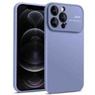For iPhone 12 Pro Laminated Large Window TPU Phone Case(Blue) - 1