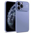 For iPhone 11 Pro Max Laminated Large Window TPU Phone Case(Blue) - 1