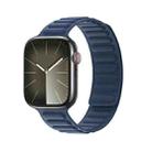 For Apple Watch Series 9 45mm DUX DUCIS BL Series Loop Magnetic Watch Band(Blue) - 1