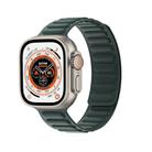 For Apple Watch Ultra 49mm DUX DUCIS BL Series Loop Magnetic Watch Band(Evergreen) - 1