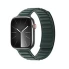 For Apple Watch SE 40mm DUX DUCIS BL Series Loop Magnetic Watch Band(Evergreen) - 1