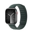 For Apple Watch SE 44mm DUX DUCIS BL Series Loop Magnetic Watch Band(Evergreen) - 1