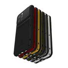 For iPhone 16 Pro Max LOVE MEI Metal Shockproof Life Waterproof Dustproof Phone Case(Red) - 2