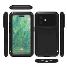 For iPhone 16 LOVE MEI Metal Shockproof Life Waterproof Dustproof Phone Case(Army Green) - 3