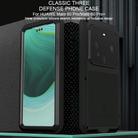For Huawei Mate 60 Pro / 60 Pro+ LOVE MEI Metal Shockproof Life Waterproof Dustproof Phone Case(Black) - 3