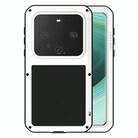 For Huawei Mate 60 Pro / 60 Pro+ LOVE MEI Metal Shockproof Life Waterproof Dustproof Phone Case(White) - 1