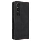 For Sony Xperia 1 VI 2024 Magnetic Clasp Leather Phone Case(Black) - 3