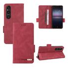 For Sony Xperia 1 VI 2024 Magnetic Clasp Leather Phone Case(Red) - 1