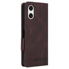 For Sony Xperia 10 VI 2024 Magnetic Clasp Leather Phone Case(Brown) - 3
