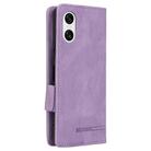 For Sony Xperia 10 VI 2024 Magnetic Clasp Leather Phone Case(Purple) - 3