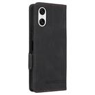 For Sony Xperia 10 VI 2024 Magnetic Clasp Leather Phone Case(Black) - 3