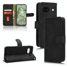 For Google Pixel 8a Skin Feel Magnetic Flip Leather Phone Case(Black) - 1