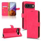 For Google Pixel 9 Pro Skin Feel Magnetic Flip Leather Phone Case(Rose Red) - 1