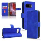 For Google Pixel 9a Skin Feel Magnetic Flip Leather Phone Case(Blue) - 1