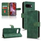 For Google Pixel 9a Skin Feel Magnetic Flip Leather Phone Case(Green) - 1