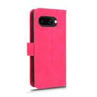 For Google Pixel 9a Skin Feel Magnetic Flip Leather Phone Case(Rose Red) - 3