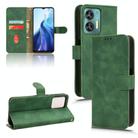 For Oukitel C35 / C36 Skin Feel Magnetic Flip Leather Phone Case(Green) - 1