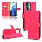 For Oukitel C35 / C36 Skin Feel Magnetic Flip Leather Phone Case(Rose Red) - 1