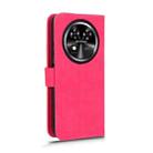 For Oukitel C37 Skin Feel Magnetic Flip Leather Phone Case(Rose Red) - 3