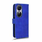 For Oukitel C38 Skin Feel Magnetic Flip Leather Phone Case(Blue) - 3