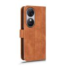 For Oukitel C38 Skin Feel Magnetic Flip Leather Phone Case(Brown) - 3