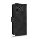 For Oukitel C51 Skin Feel Magnetic Flip Leather Phone Case(Black) - 3