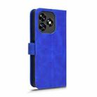 For Oukitel C51 Skin Feel Magnetic Flip Leather Phone Case(Blue) - 3