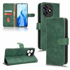 For Oukitel C51 Skin Feel Magnetic Flip Leather Phone Case(Green) - 1