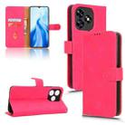 For Oukitel C51 Skin Feel Magnetic Flip Leather Phone Case(Rose Red) - 1