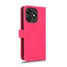 For Oukitel C51 Skin Feel Magnetic Flip Leather Phone Case(Rose Red) - 3