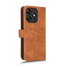 For Oukitel C51 Skin Feel Magnetic Flip Leather Phone Case(Brown) - 3