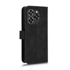 For Oukitel C50 Skin Feel Magnetic Flip Leather Phone Case(Black) - 3