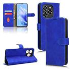 For Oukitel C50 Skin Feel Magnetic Flip Leather Phone Case(Blue) - 1